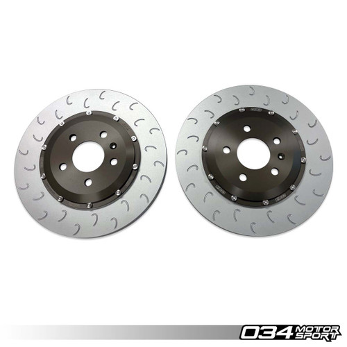 2-Piece Floating Rear Brake Rotor Upgrade Kit for Audi B8/B8.5 S4/S5