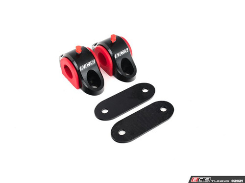 ECS Billet Front Sway Bar Brackets With Polyurethane Bushings - Pair ECS Billet Front Sway Bar Brackets With Polyurethane Bushings - Pair