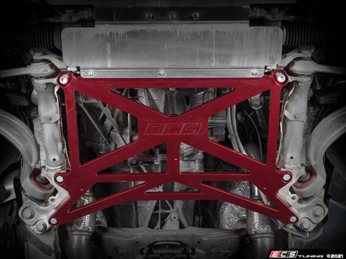 Audi B8 Pre-Facelift Billet X-Brace - Red