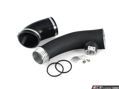 Turner Motorsport F-Chassis N55 Silicone/Aluminum Turbo Inlet Hose Kit - Stock Location