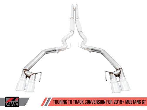 AWE Touring to Track Conversion for the 2018+ Mustang GT