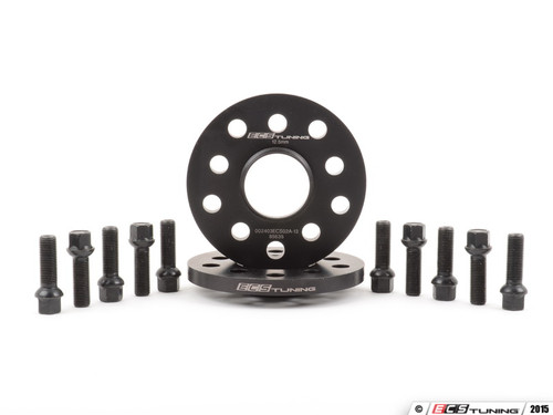 Wheel Spacer & Bolt Kit - 12.5mm with Black Ball Seat Bolts | ES2863233