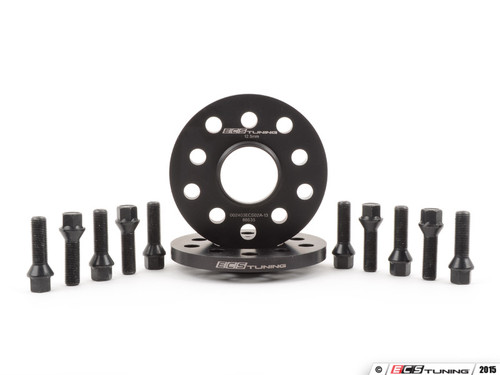 Wheel Spacer & Bolt Kit - 12.5mm with Black Conical Seat Bolts | ES2863234