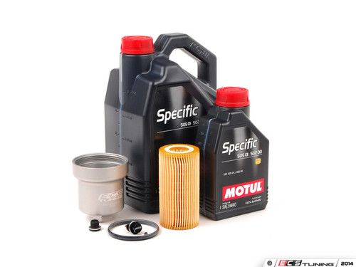 Oil Service Kit - With Magnetic Drain Plug & Silver Aluminum Oil Filter Housing | ES2784948