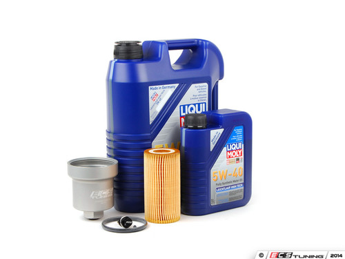 Oil Service Kit - With Magnetic Drain Plug & Silver Aluminum Oil Filter Housing | ES2784981
