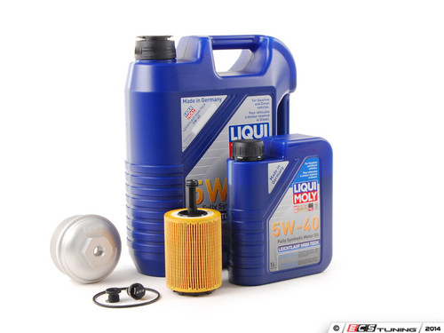 Oil Service Kit - With Magnetic Drain Plug & Silver Aluminum Oil Filter Housing | ES2804767