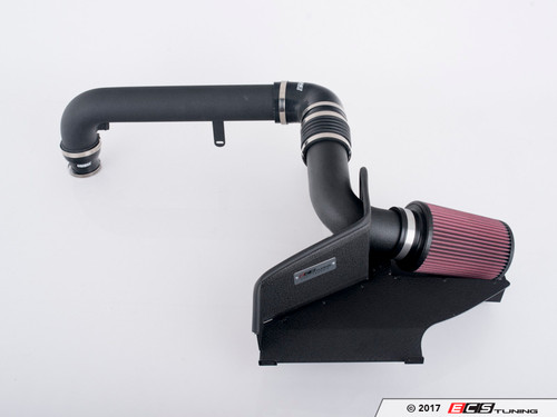 Luft-Technik Intake System - With Heat Shield & Wrinkle Black Aluminum Tubes | ES3478058