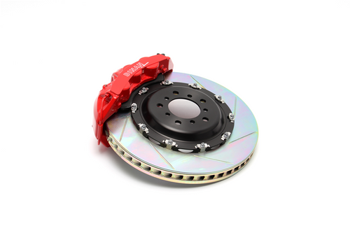 Dinan by Brembo Front Brakes ? Red Calipers With Slotted Rotors for BMW 525i 528i 528i 535i 545i 550i 645Ci 650i
