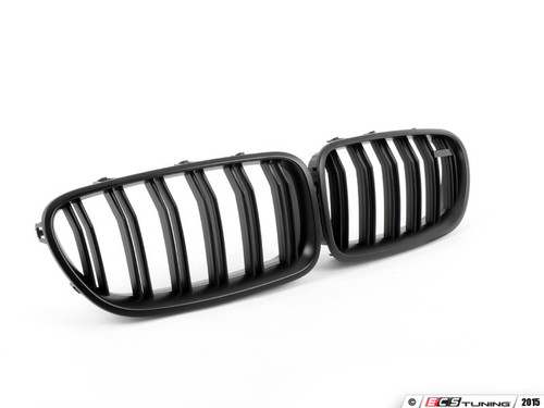 ECS Dual Slats Kidney Grille Set - Gloss Black