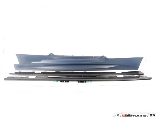 M3 Style Side Skirts With Extensions - Carbon Fiber