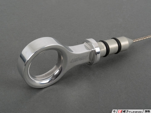 Billet Engine Oil Dipstick & Funnel - Polished Handle