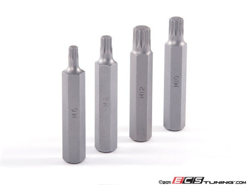 Three inch Reach Triple Square Driver Kit - 4 Pieces Three inch Reach Triple Square Driver Kit - 4 Pieces