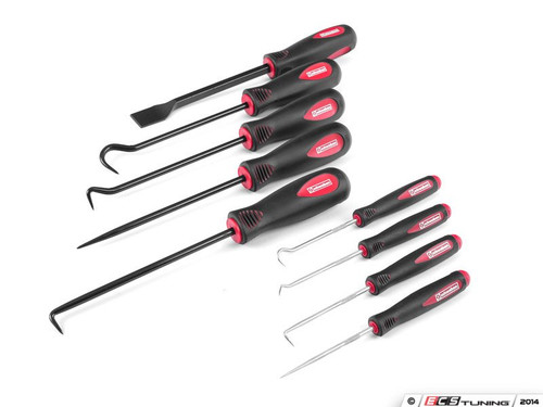 9 Piece Scraper, Hook And Pick Set