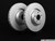 Front Dimpled & Slotted Brake Rotors - Pair (347x30)