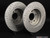 Rear Cross Drilled And Slotted Brake Rotors - Pair (324x12)