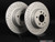 Rear Cross Drilled And Slotted Brake Rotors - Pair (324x12)