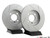 Front Slotted Brake Rotors - Pair (260x22)