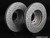 Front Cross Drilled & Slotted Brake Rotors - Pair (300x24)