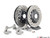 Front Big Brake Kit - Stage 1 - 2-Piece Cross Drilled & Slotted Rotors (345x30)