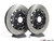 2-Piece Rear Brake Rotors - Pair (356x32)