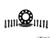 Wheel Spacer & Bolt Kit - 17.5mm With Black Ball Seat Bolts