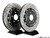 Rear Brake Kit - Stage 1 - 2-Piece Cross Drilled & Slotted Rotors (330x22)