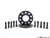 Wheel Spacer & Bolt Kit - 10mm With Black Conical Seat Bolts