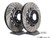 2-Piece Lightweight Front Brake Rotors - Pair (360x30)