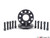 ECS Wheel Spacer And Bolt Kit - 20mm With Black Ball Seat Bolts