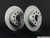 Rear Cross Drilled & Slotted Brake Rotors - Pair (253x10)