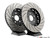 Front and Rear Cross-Drilled & Slotted 2-Piece Brake Rotor Kit (340x30/310x22)