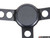 Rennline Leather Steering Wheel - Black Spokes & Black Horn Ring