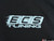 Black With Aqua Melting ECS Short Sleeve T-Shirt - Small