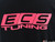 Black With Flo Pink ECS Short Sleeve T-Shirt - Medium