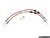 MK8 Golf R Exact-Fit Stainless Steel Brake Line Kit - Front & Rear Set - Red