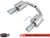 AWE S550 Mustang GT Axle-back Exhaust - Touring Edition (Chrome Silver Tips)