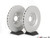 Front And Rear Slotted Brake Rotor Kit (340x30/310x22)
