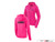 Pink ECS Ladies Zip Up Hoodie - 2X
