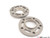 15mm Wheel Conversion Spacers - Silver (Pair)