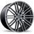 R209 21x9.5 5x130mm +55 71.6mm | Gloss Gunmetal with Machined Face Finish