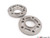 17.5mm Big Pad Wheel Spacers - Silver (Pair)