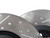 Front V4 Cross Drilled & Slotted Brake Rotors - Pair (340x30)