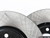 Rear V4 Slotted Brake Rotors - Pair (320x20) | ES3524794