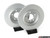 Rear V5 Plain Brake Rotors - Set (320x22)