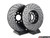 Front V5 Drilled & Slotted Brake Rotors - Set (312x25)