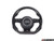 B8.5 Manual Forged Carbon Fiber Steering Wheel - Perforated Leather With Silver Stitching