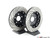 8V RS3 - 2-Piece Drilled & Slotted Brake Rotors - Front and Rear