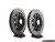 8V RS3 - Front 2-Piece Slotted Brake Rotors - Pair (370x34)