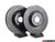 Front V5 Dimpled & Slotted Brake Rotors - Set (345x30)