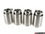 3.5" Brushed Aluminum Swivel Exhaust Tips - Set of 4